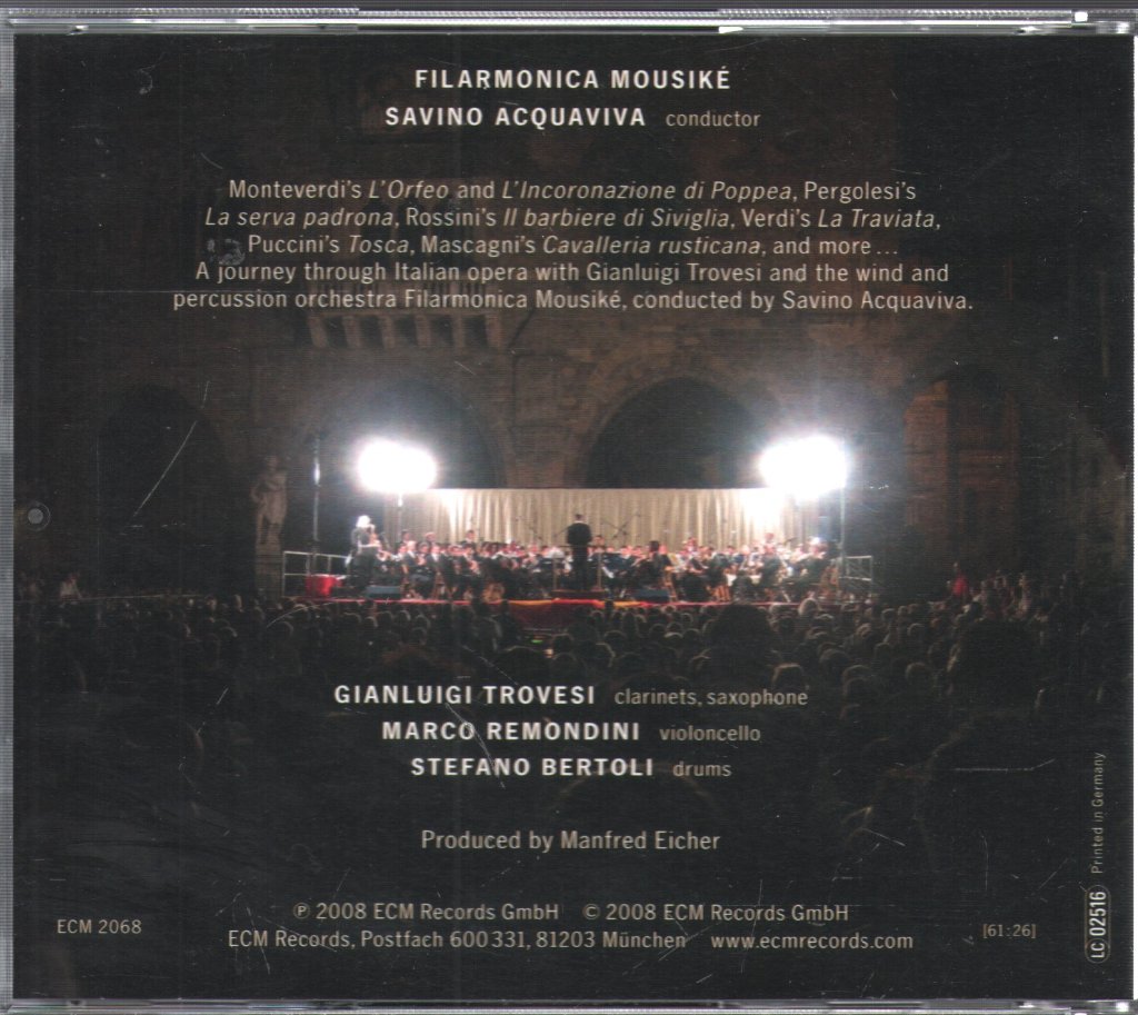 Gianluigi Trovesi All'Opera - Profumo Di Violetta - Cd