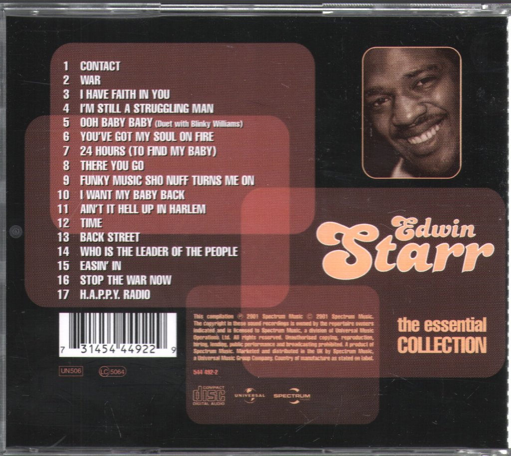 Edwin Starr - Essential Collection - Cd