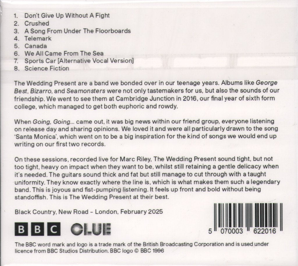 Wedding Present - Marc Riley Sessions Volume 5 - Cd