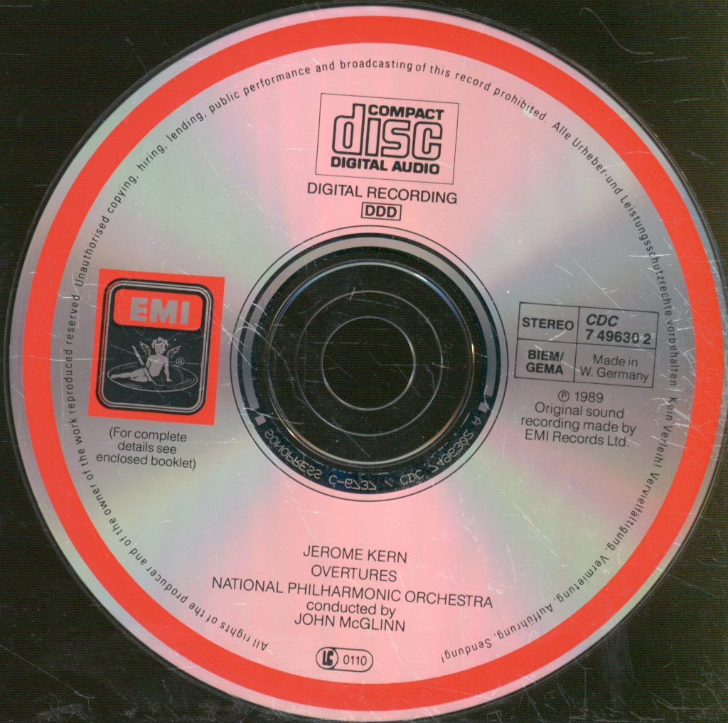 National Philharmonic Orchestra, John McGlinn - Jerome Kern - Overtures & Music From The Film "Swing Time" - Cd