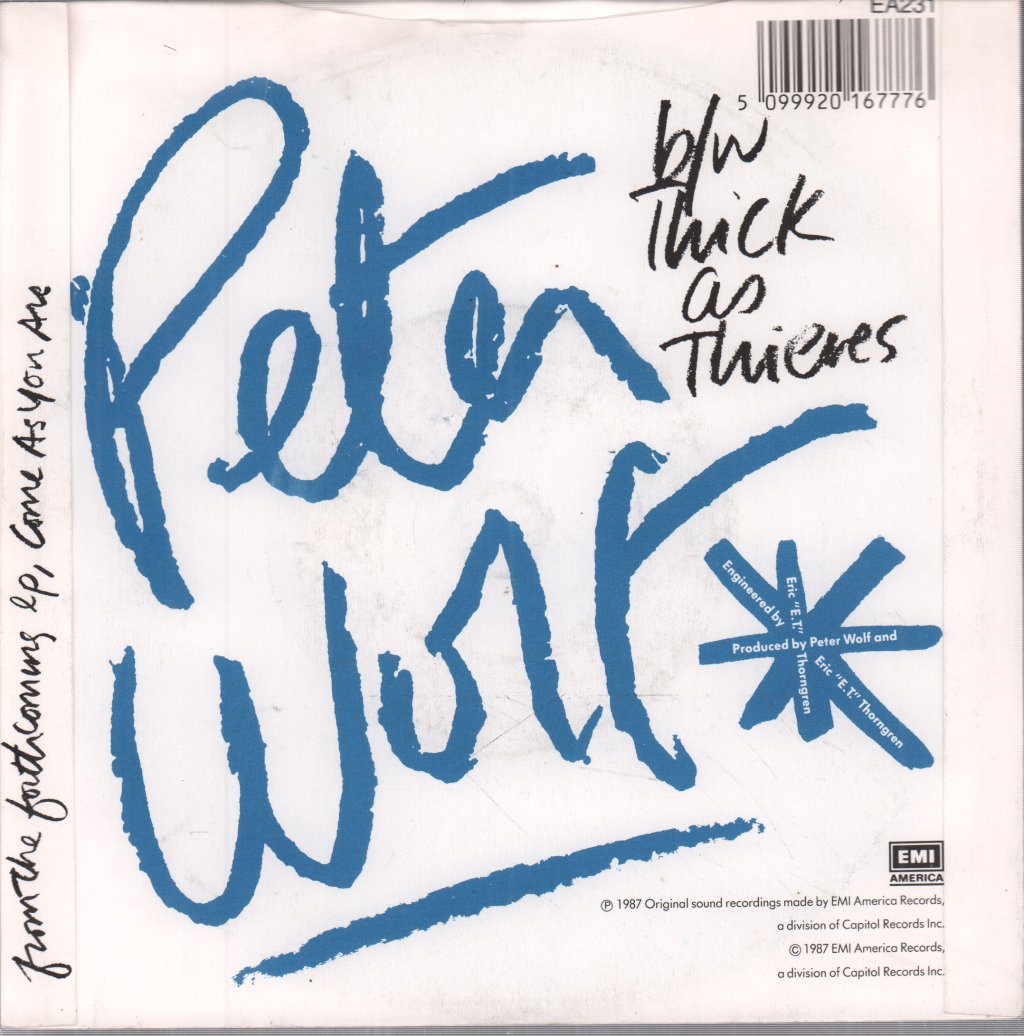 Peter Wolf - Come As You Are - 7 Inch