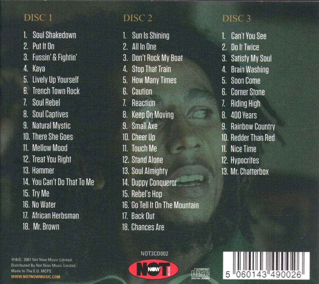 Bob Marley & The Wailers - A Legend - 50 Reggae Classics - Triple Cd