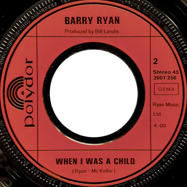 Barry Ryan - Can't Let You Go - 7 Inch