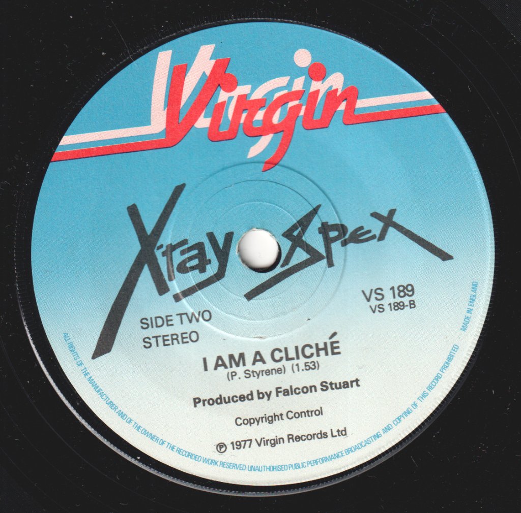 X-Ray Spex - Oh Bondage Up Yours - 7 Inch