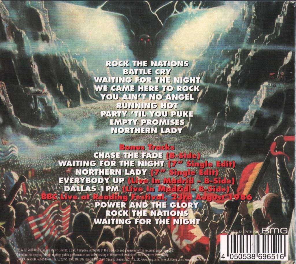 Saxon - Rock The Nations - Cd