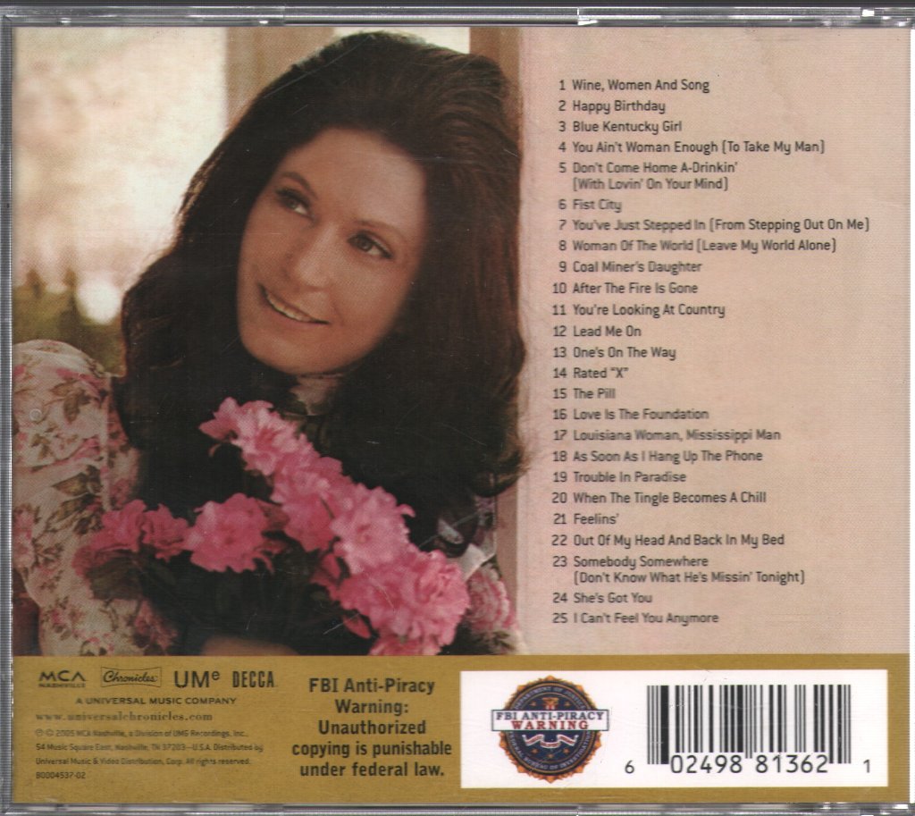 Loretta Lynn - Definitive Collection - Cd