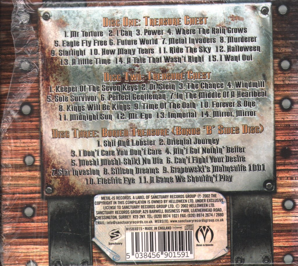 Helloween - Treasure Chest - Cd Set