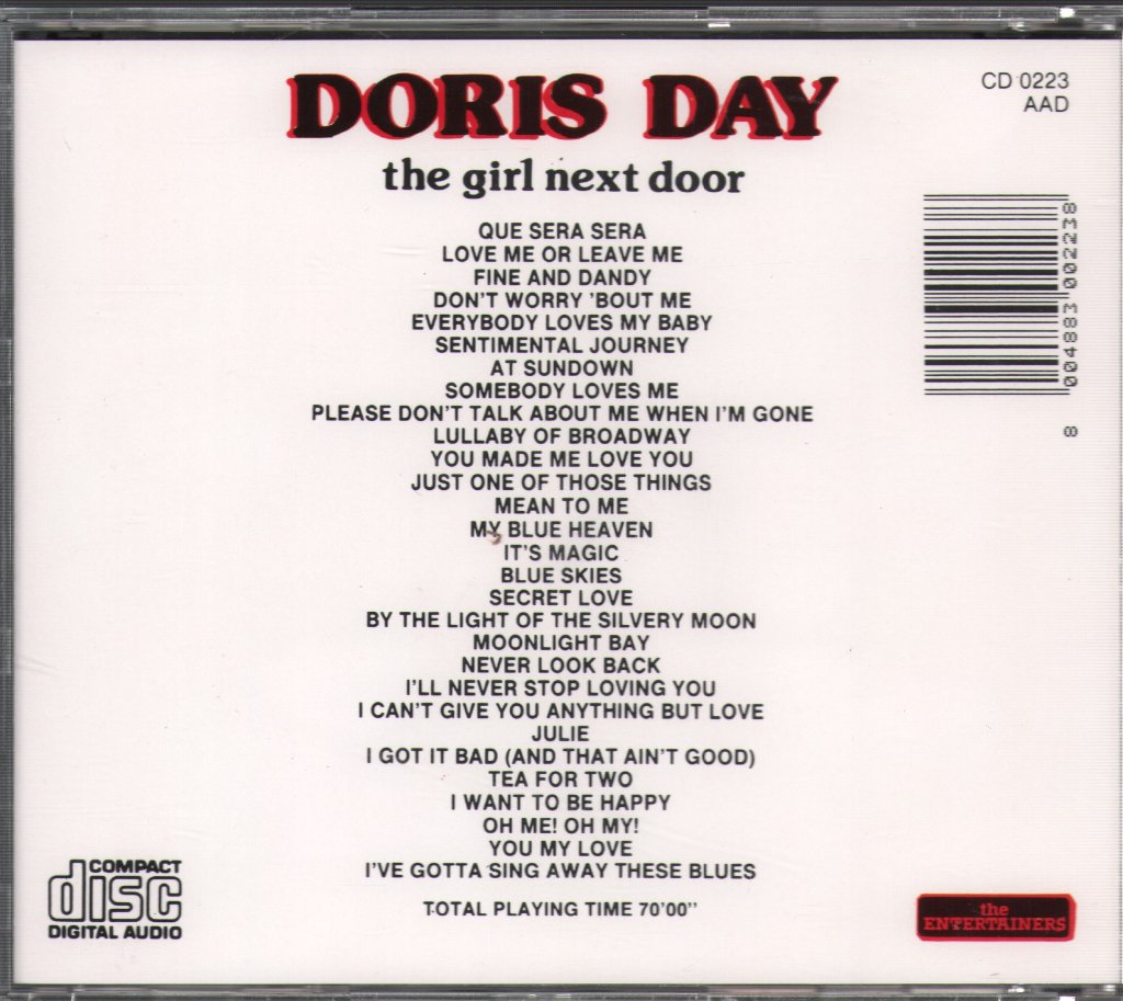 Doris Day - Girl Next Door - Cd