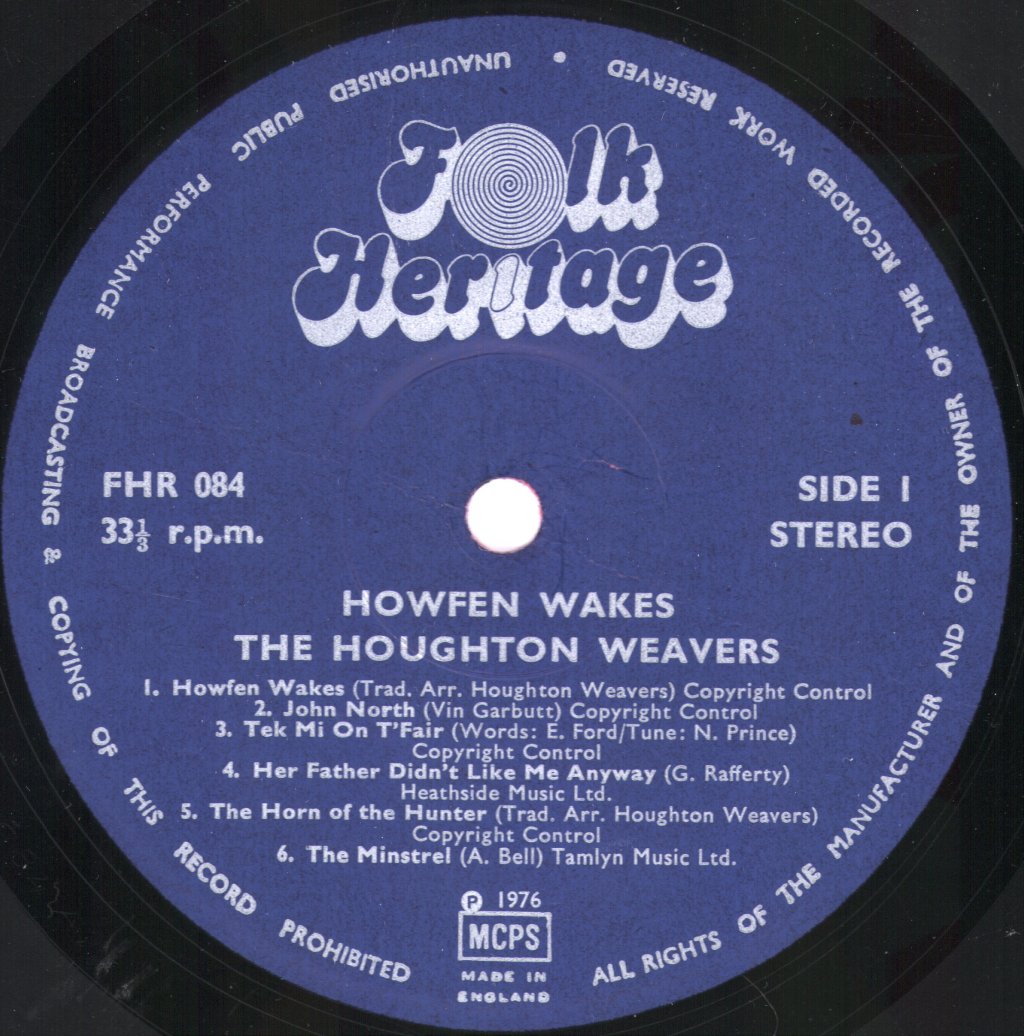 Houghton Weavers - Howfen Wakes - Lp