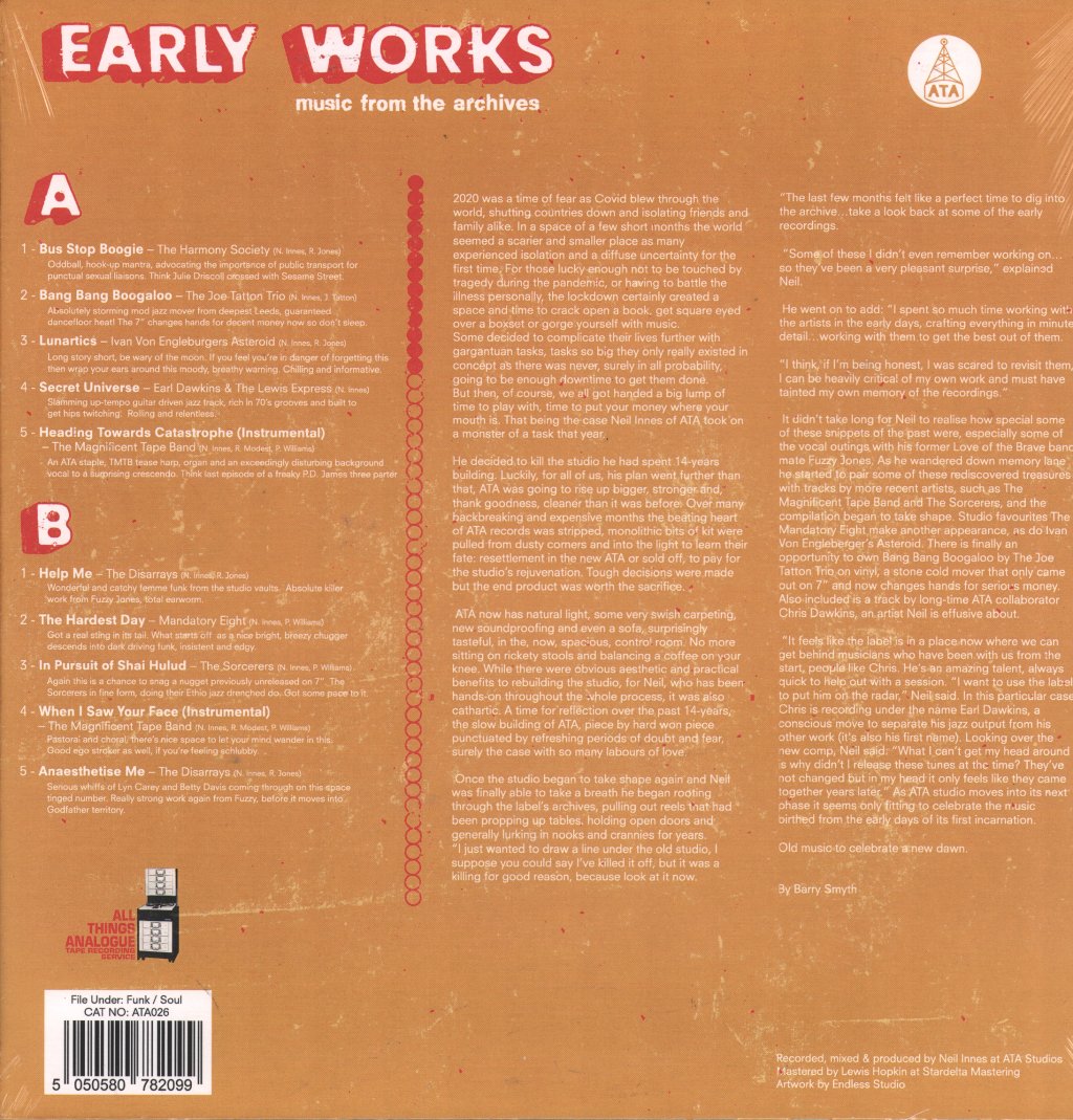 Various Artists - Early Works Vol.2: Music From the Archives - Lp