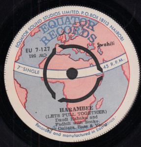Daudi Kabaka And Fadhili With Sonko - Harambee - 7 Inch