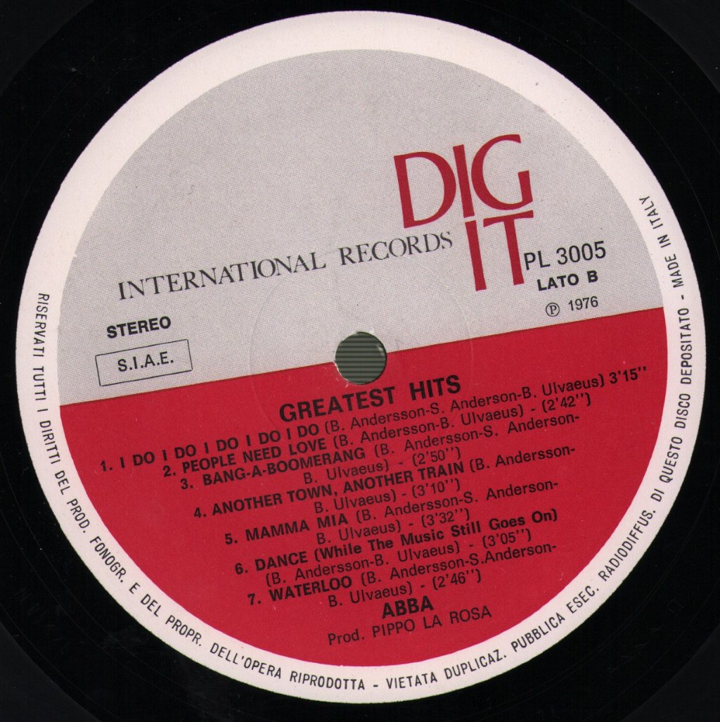 ABBA - Greatest Hits - Lp