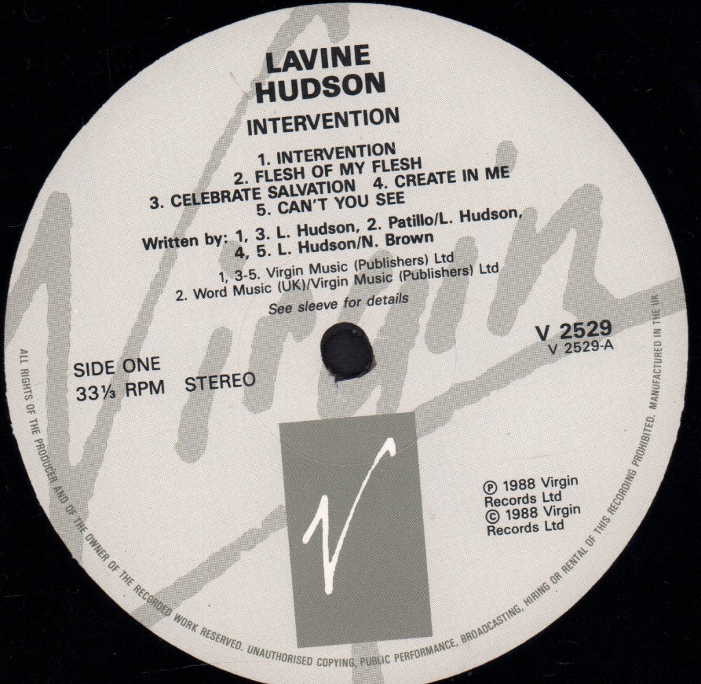 Lavine Hudson - Intervention - Lp