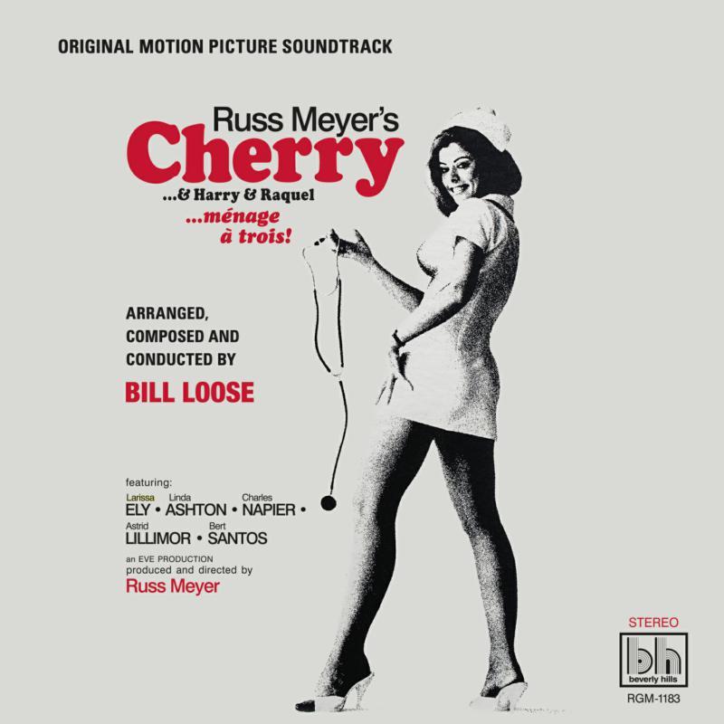 Bill Loose - Russ Meyer's Cherry...& Harry & Raquel (Original Motion Picture Soundtrack) (White With Black Swirl Vinyl Edition) - Lp