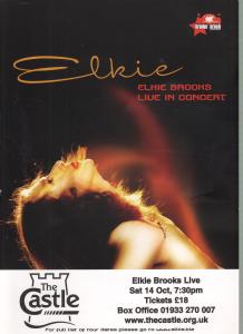 Elkie Brooks - Castle Theatre Wellingborough - Flyer
