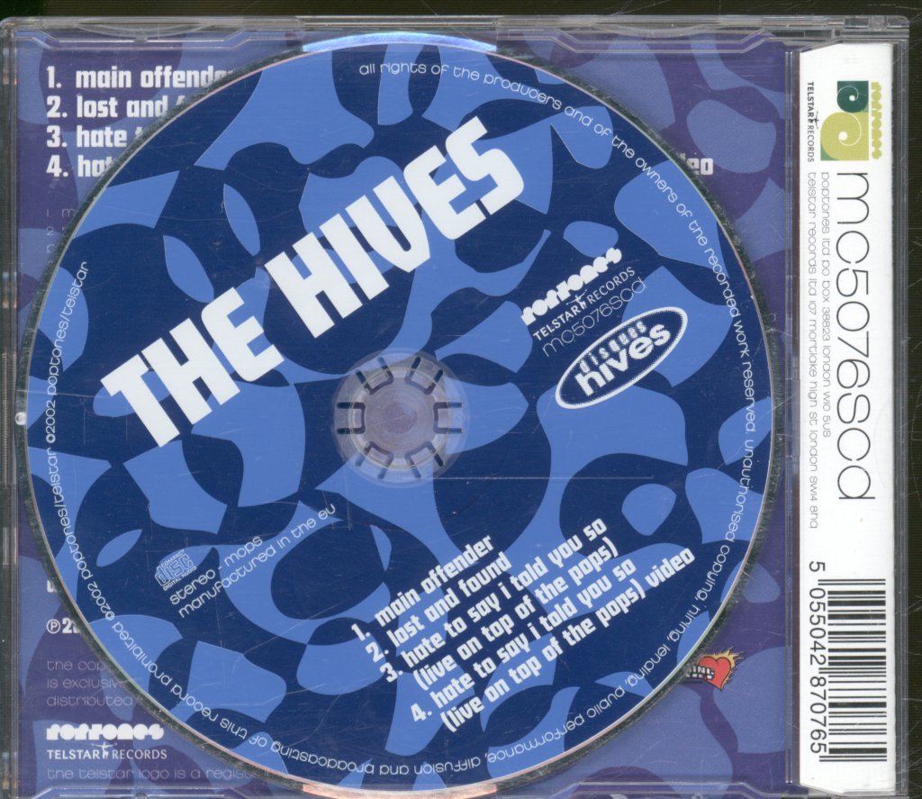 Hives - Main Offender - Cd