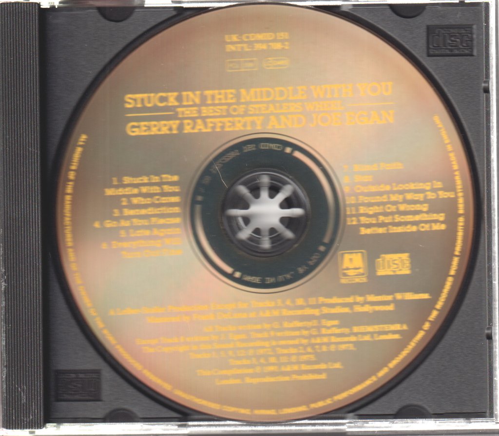 Gerry Rafferty - Stuck In The Middle With You (The Best Of Stealers Wheel) - Cd