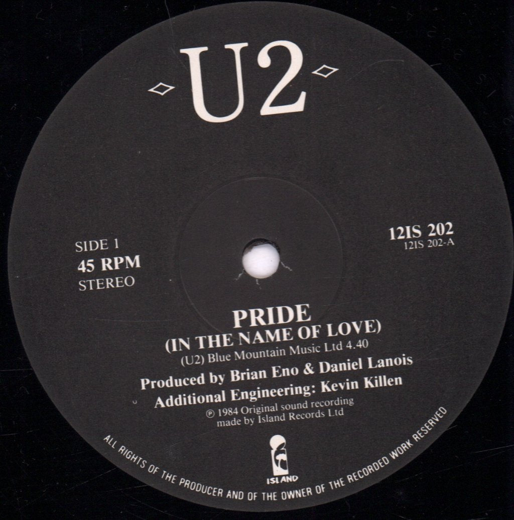 U2 - Pride - 12 Inch