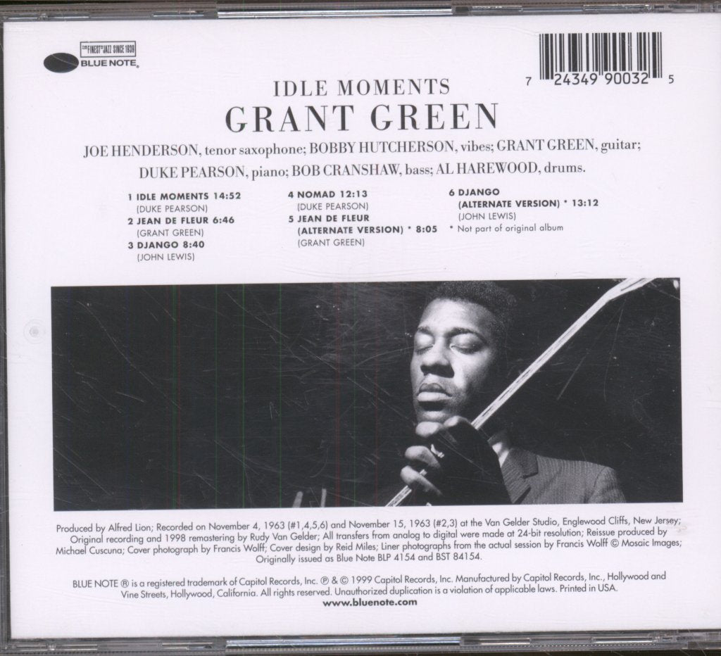 Grant Green - Idle Moments - Cd