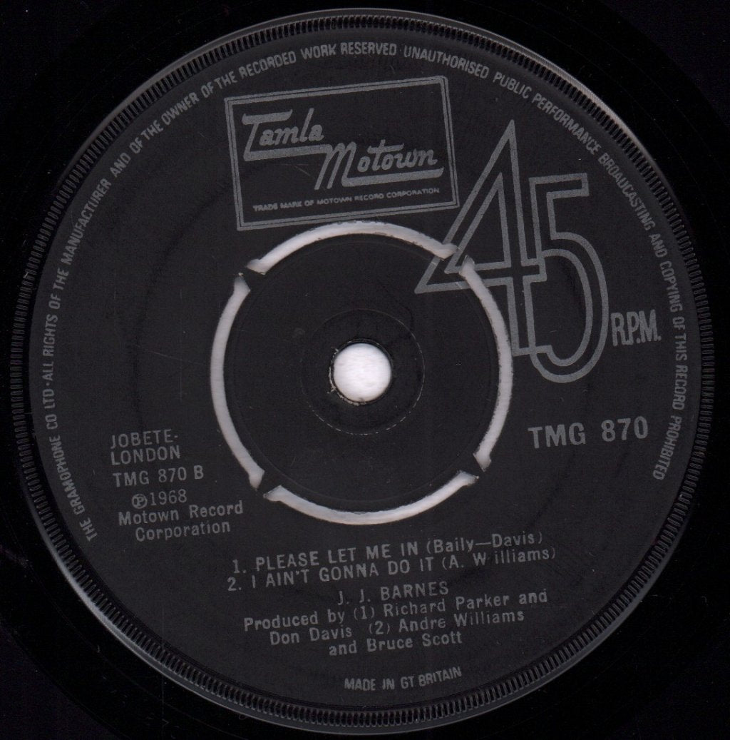 J.j.barnes - Real Humdinger - 7 Inch
