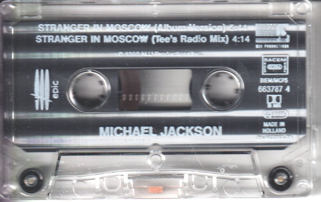Michael Jackson - Stranger In Moscow - Cassette