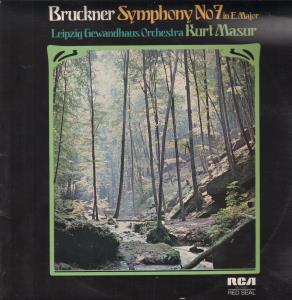 Kurt Masur / Leipzig Gewandhaus Orchestra - Bruckner Symphony 7 In E Major - Lp