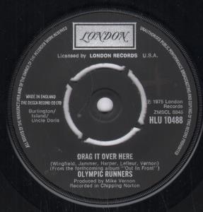 Olympic Runners - Drag It Over Here - 7 Inch
