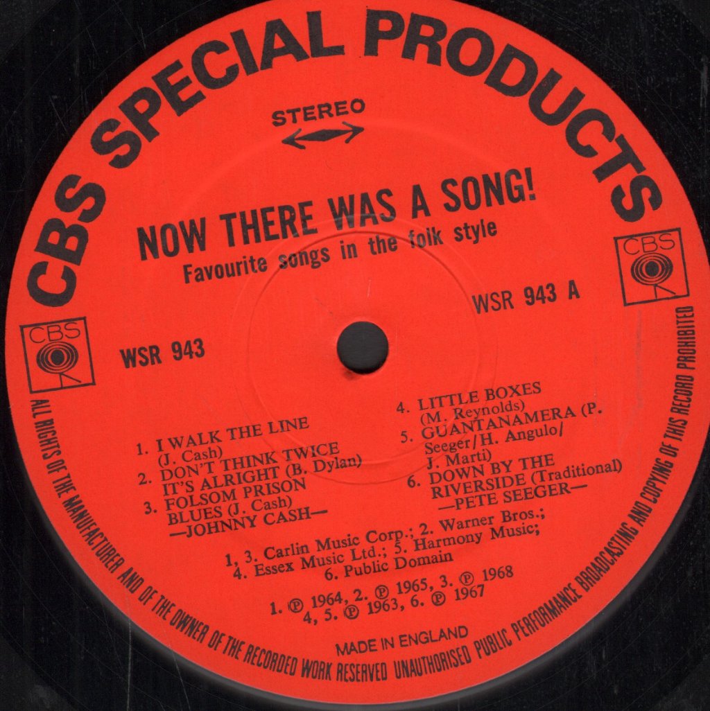 Various Artists - Now There Was A Song - Lp