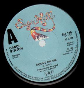 Candi Staton - Count On Me - 7 Inch