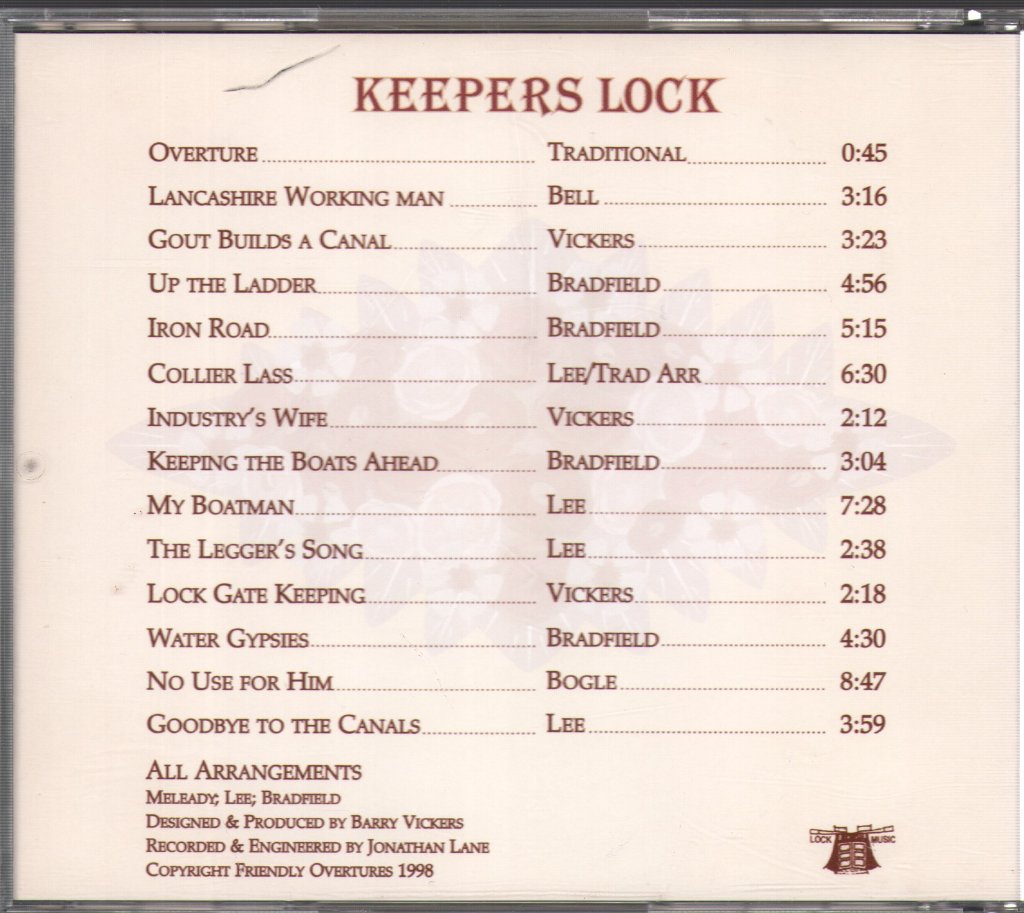 Keepers Lock - A Cut Through Time - Cd