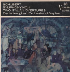 Denis Vaughan / Orchestra Of Naples - Schubert Symphony No.4 - Lp