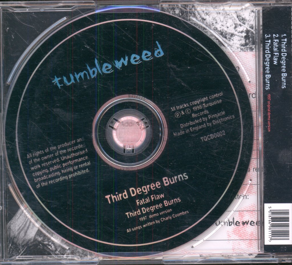Tumbleweed - Third Degree Burns - Cd