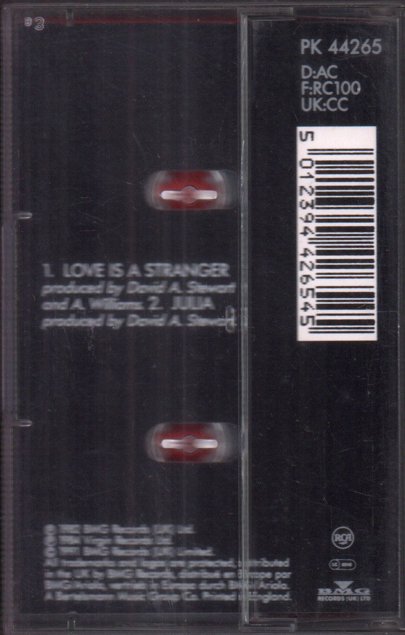 Eurythmics - Love Is A Stranger - Cassette