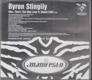 Byron Stingily - That's The Way Love Is - Cd