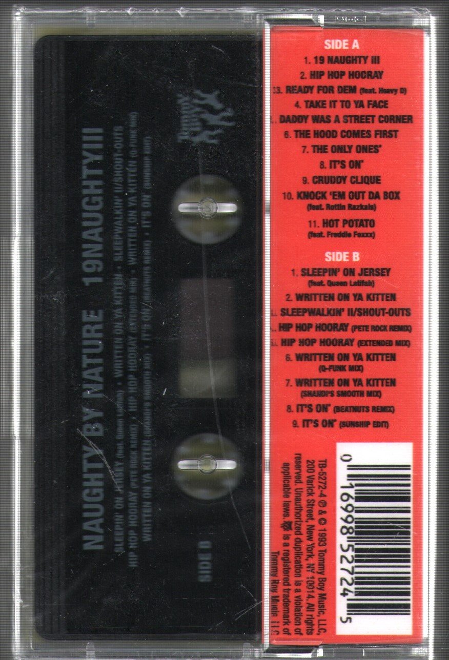 Naughty By Nature - 19 Naughty III - Cassette