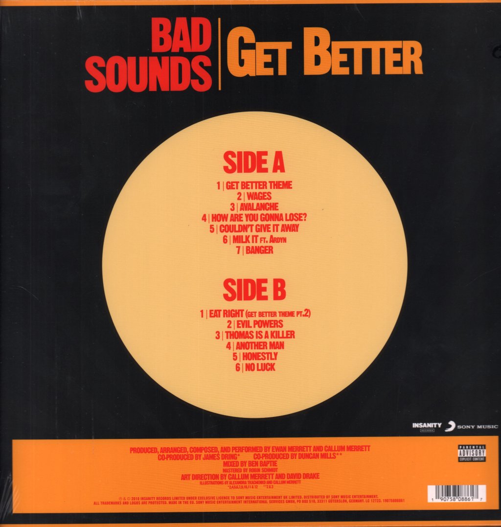 Bad Sounds - Get Better - Lp