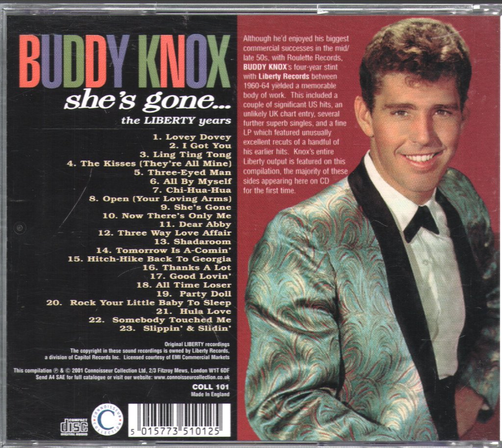 Buddy Knox - She's Gone... The Liberty Years - Cd