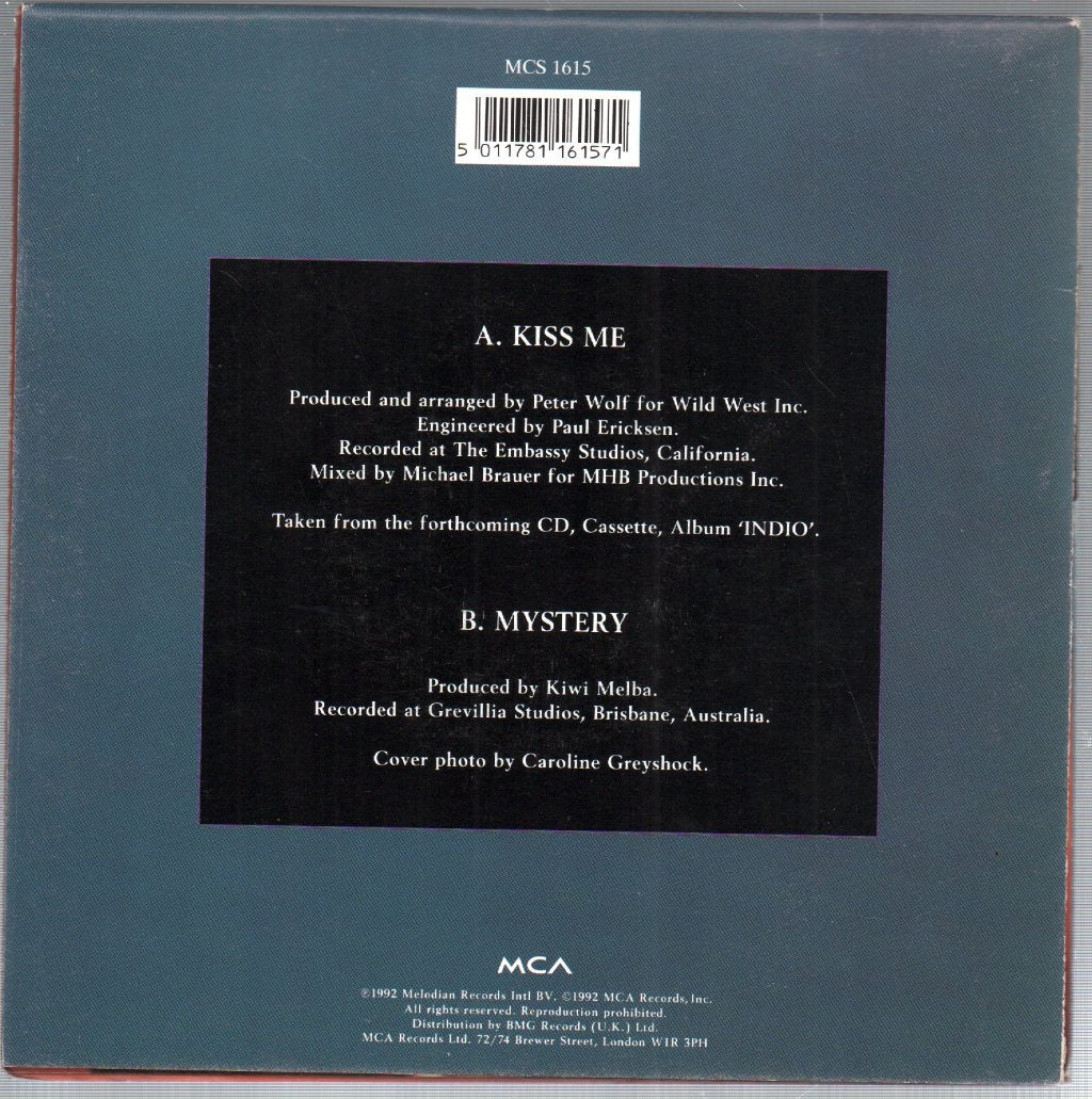 Indecent Obsession - Kiss Me - 7 Inch
