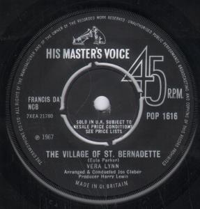 Vera Lynn - Village Of St. Bernadette - 7 Inch