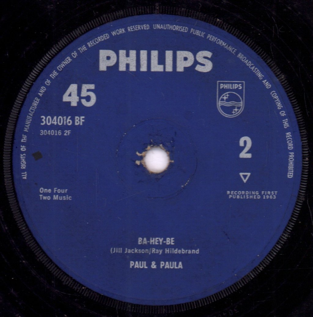 Paul & Paula - Young Lovers - 7 Inch