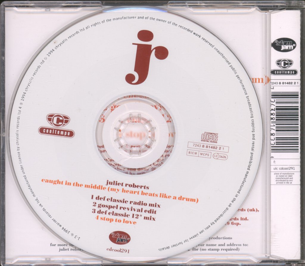 Juliet Roberts - Caught In The Middle (The 94 Mixes) - Cd
