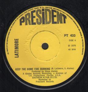 Latimore - Keep The Home Fire Burning - 7 Inch