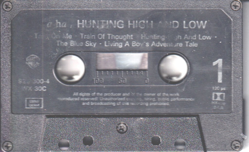 A-Ha - Hunting High And Low - Cassette