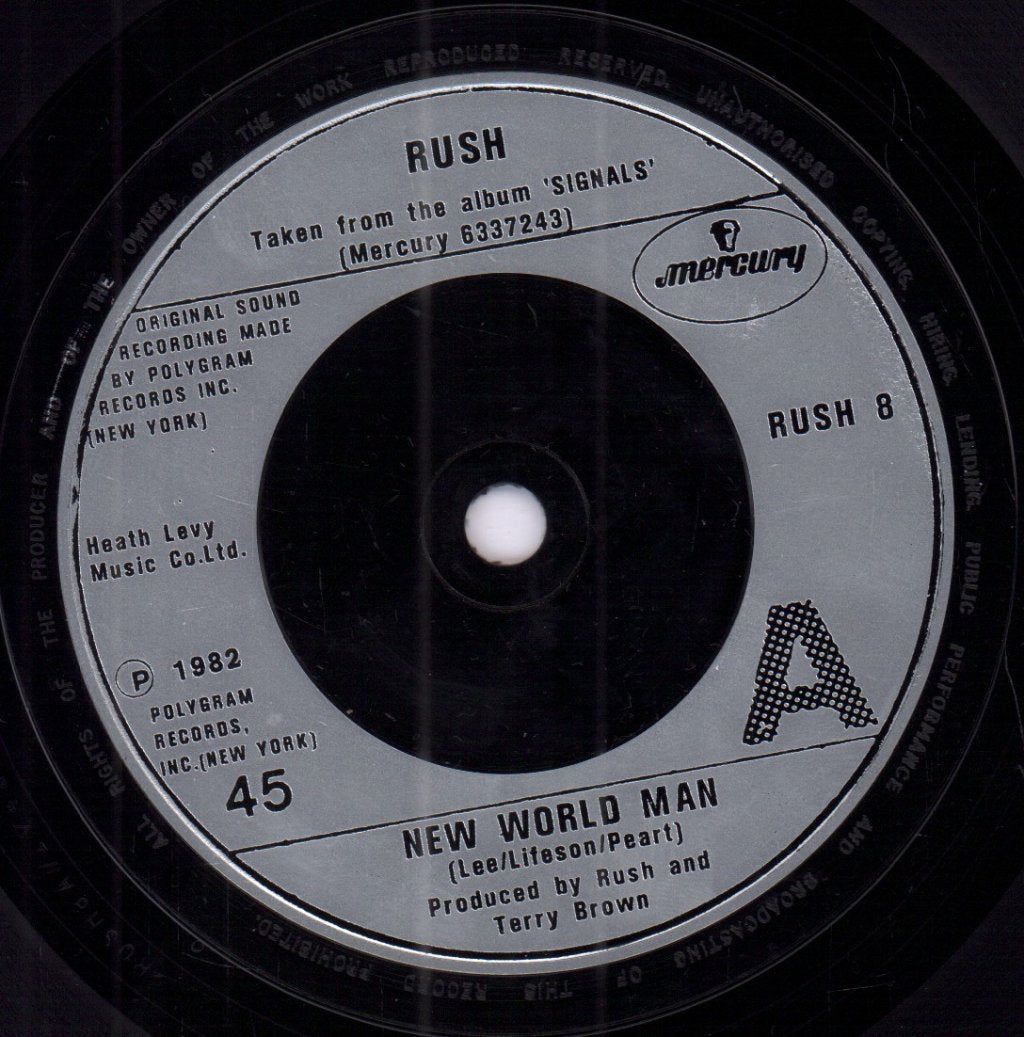 Rush - New World Man - 7 Inch