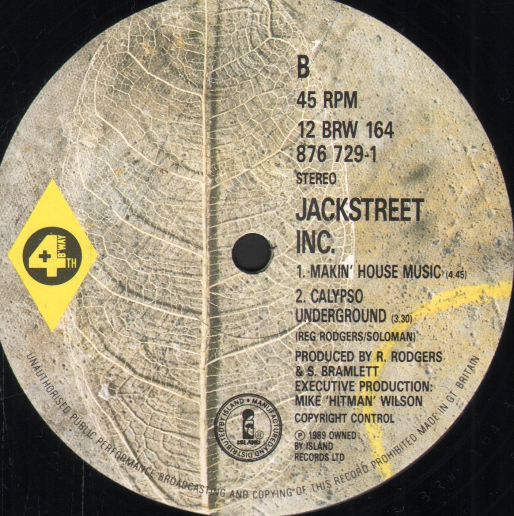 Jackstreet Inc. - Can't Do It Alone - 12 Inch