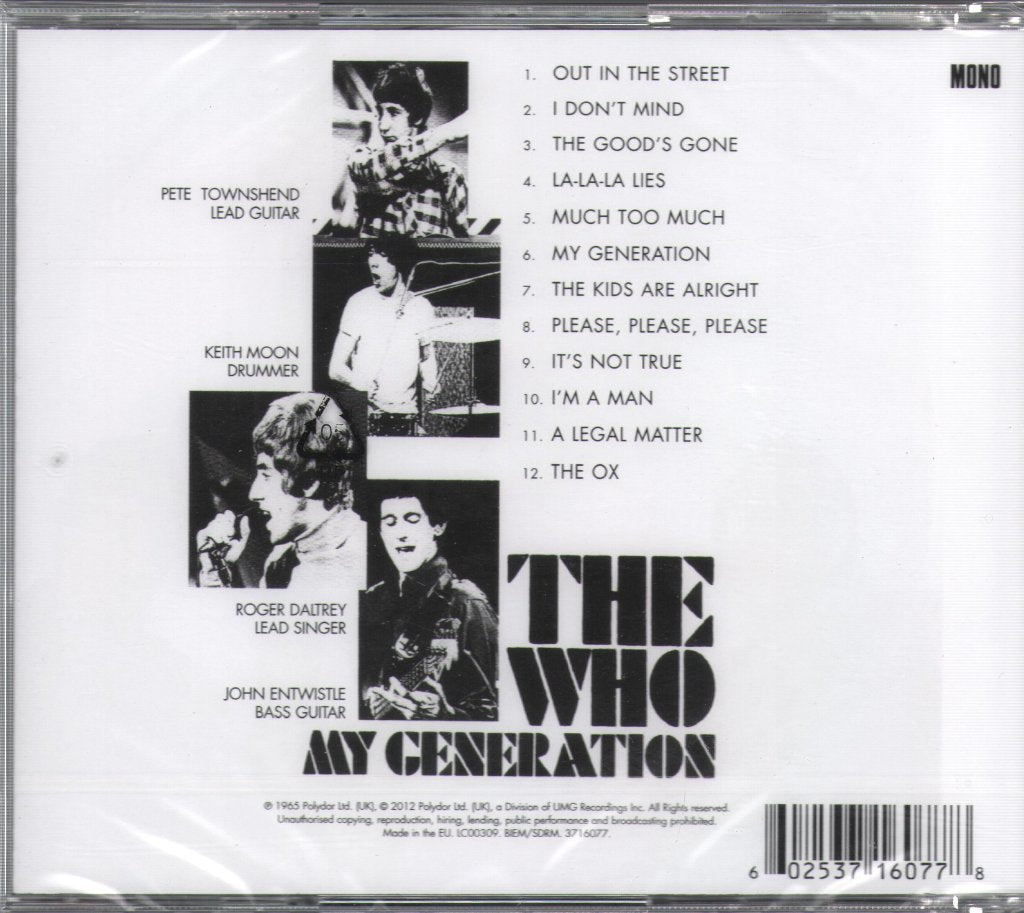 Who - My Generation - Cd
