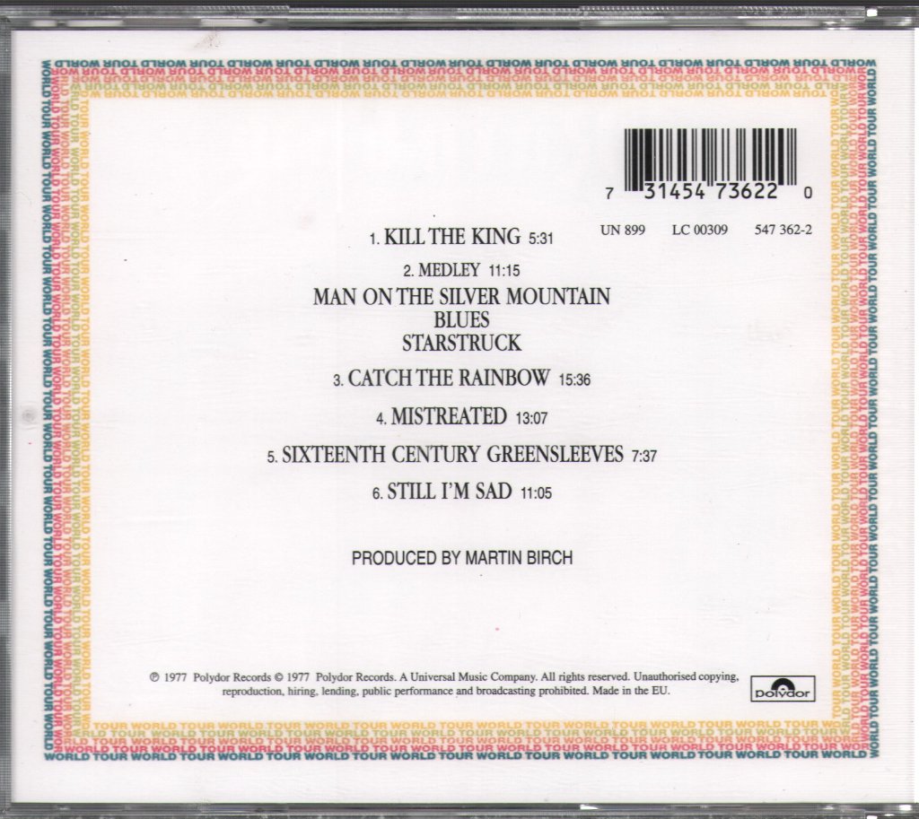 Rainbow - On Stage - Cd
