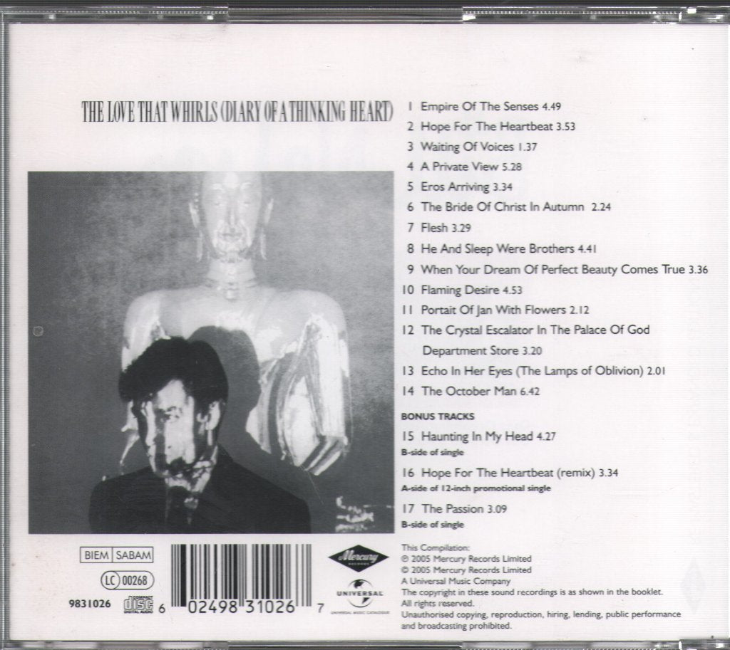 Bill Nelson - Love That Whirls (Diary Of A Thinking Heart) - Cd
