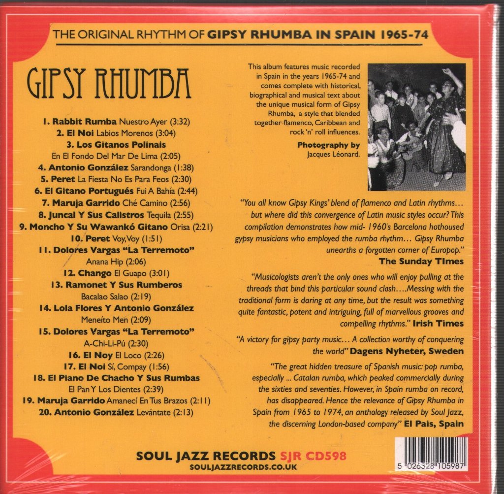 Various Artists - Gipsy Rhumba: The Original Rhythm of Gipsy Rhumba In Spain 1965-74 - Cd