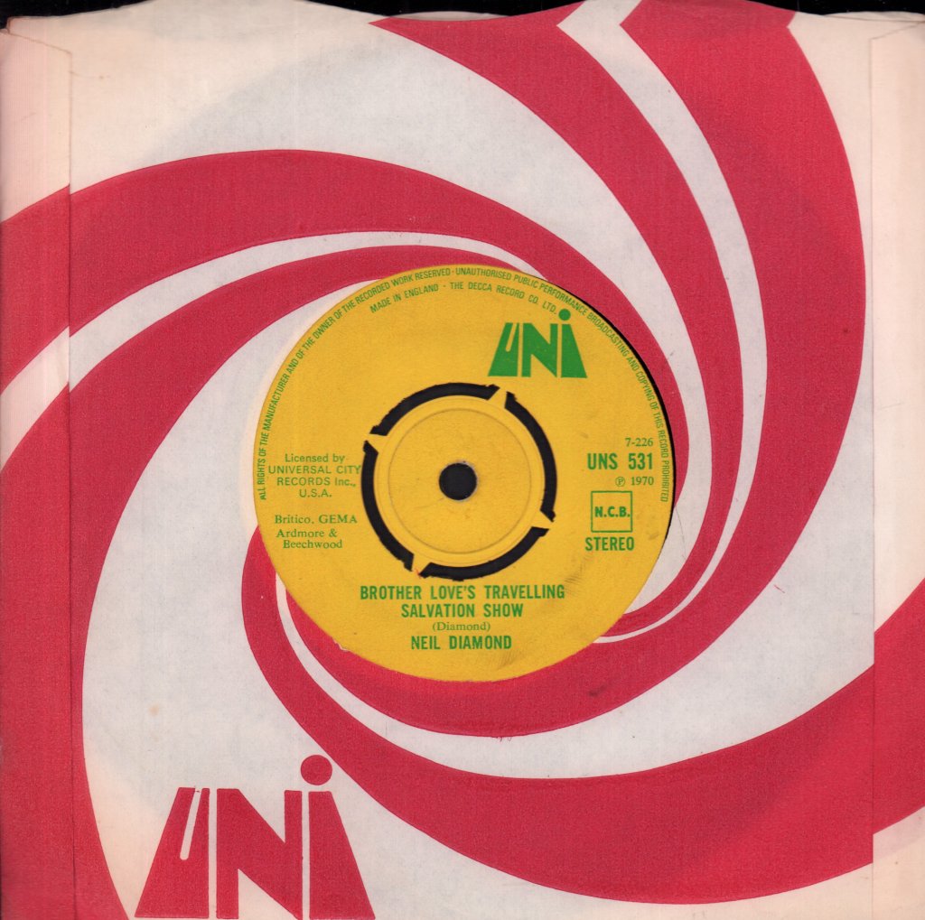 Neil Diamond - Sweet Caroline - 7 Inch